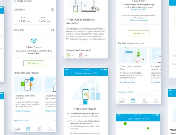 Living Apps on television: an IKEA interior design course with its episodes laid out along the bottom of the screen.